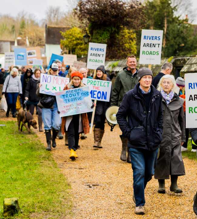 Protect the Meon chalkstream march